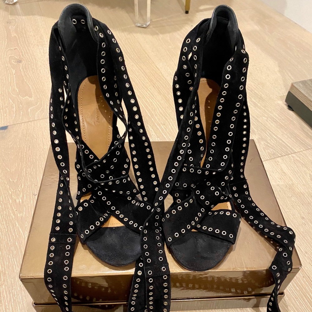 Isabel Marant Suede black Sandals